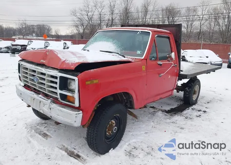 1985 Ford F250 z USA, uszkodzony, nr VIN 2FTHF261XFCB03571